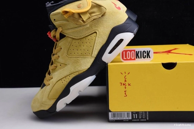 TRAVIS SCOTT AIR JORDAN CN1084-300 X YELLOW 6 0904
